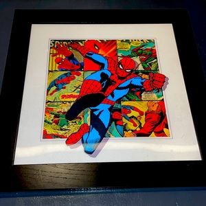Spider man panels wall decor 3D Lenticular